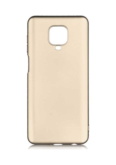 Xiaomi Redmi Note 9 4g Kılıf Zore Premier Silikon Kapak Gold
