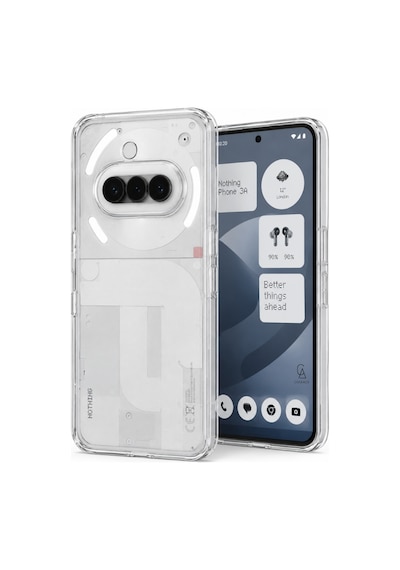 Nothing Phone 3a İle Uyumlu Kılıf Şeffaf Kamera Korumalı Esnek Silikon Telefon Kılıfı Kapak