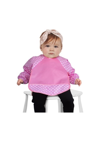 Kollu Mama Önlüğü Pembe Benek 54