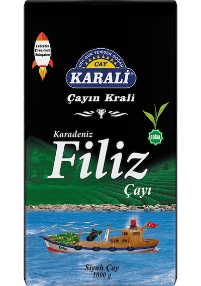 Karali Karadeniz Filiz Siyah Dökme Çay 1 KG