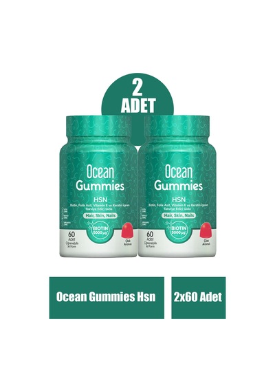 Ocean Gummies Hsn 60 Adet 2 Adet