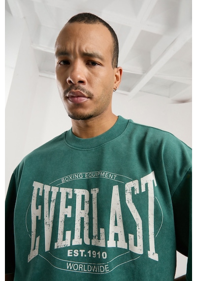 Everlast Authentic Boxing Oversize Koyu Yeşil Erkek Tişört Koyu Yeşil