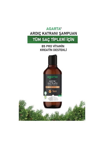 Agarta Ardıç Katranı & Keratin Şampuan 400 ML