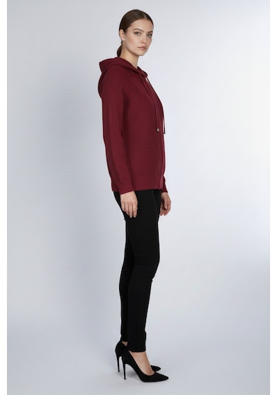 On Kadın Hırka 26kon69909 Bordo