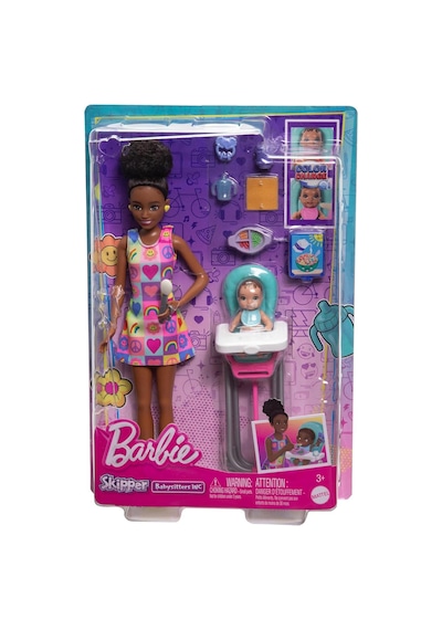 Barbıe Bebek Bakıcısı Bebeği Ve Aksesuarları Oyun Setleri - Pembe Standart