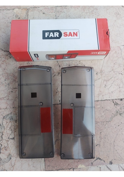 Farsan Mako Mor Görünümlü Stop Camı Takımı Vidalı Şahin Stop Camı