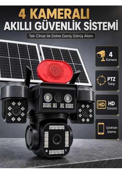 360 Hareket Kabiliyetine Sahip Motorlu Ptz Kamera İle Akıllı Takip Ve Geniş Görüş Deneyimi Genel