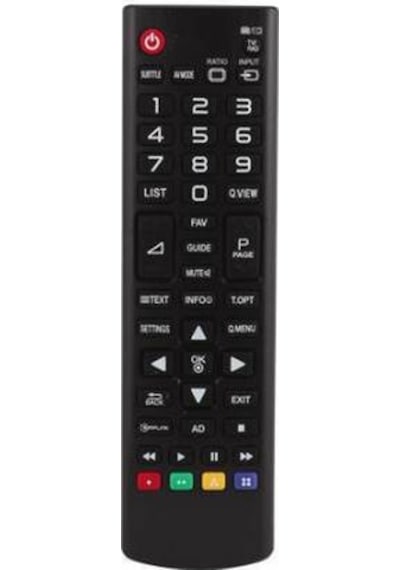 LG Uyumlu LCD Simplink Tuşlu LCD LED TV Kumandası