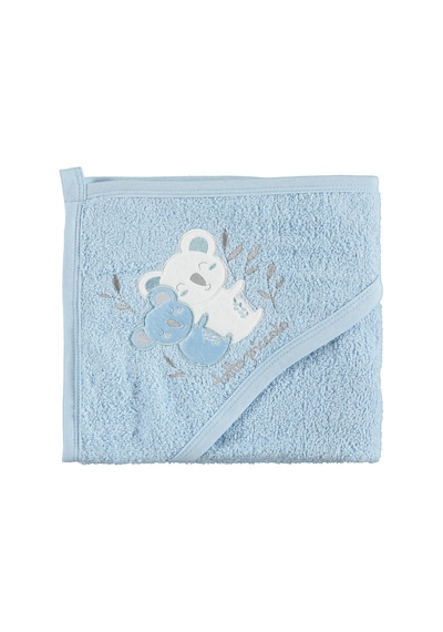 Civil Baby Koala Nakış 75x75 Havlu - Mavi Standart