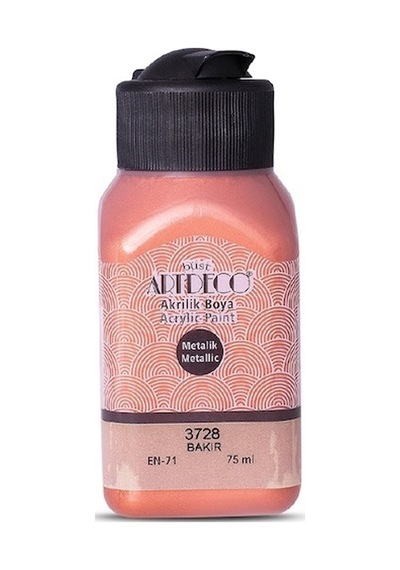 Artdeco Akrilik Boya 75 Ml Metalik Bakır 3728 Çok Renkli