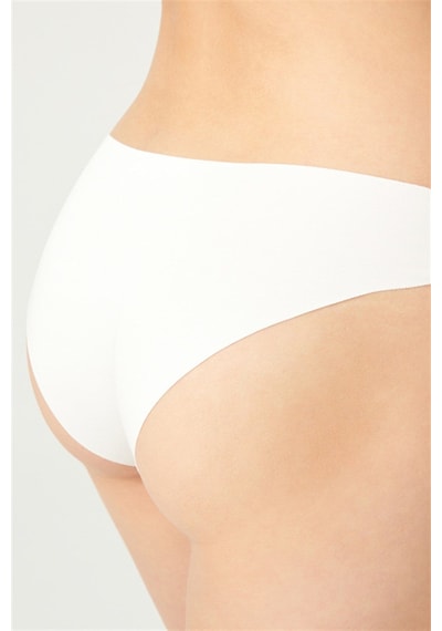 Cottonhill Basic İz Yapmayan Lazer Kesim Kadın Bikini Külot 5'li Paket Model1 Çok Renkli