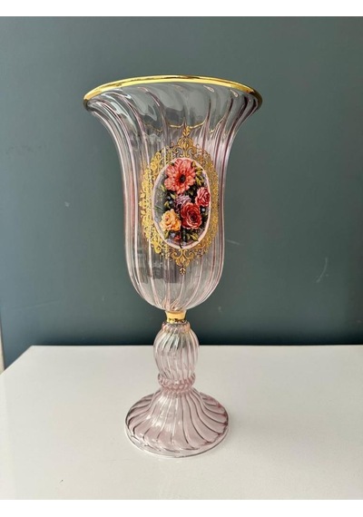 Decorium Vazo Büyük Romantica Pembe M02503
