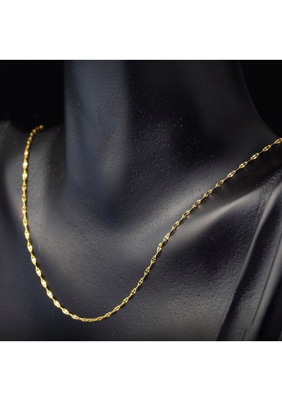 Bilezikci 14 Ayar Altın Sonsuzluk Zincir - 45cm ZNISY14K28226