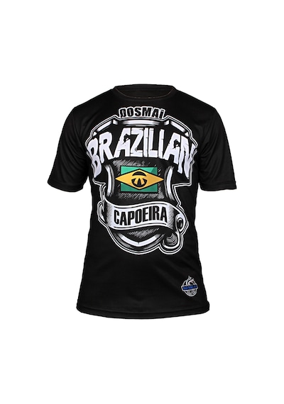 Dosmai Dijital Baskılı Capoeira Bisiklet Yaka Spor T-shirt Cat017