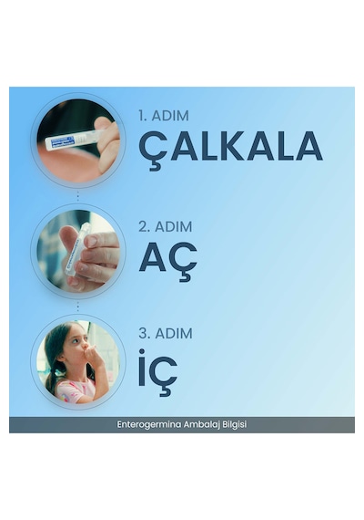Enterogermina Kids 30 Flakon 2 Milyar Bacillus Clausii Sporu İçeren Probiyotik