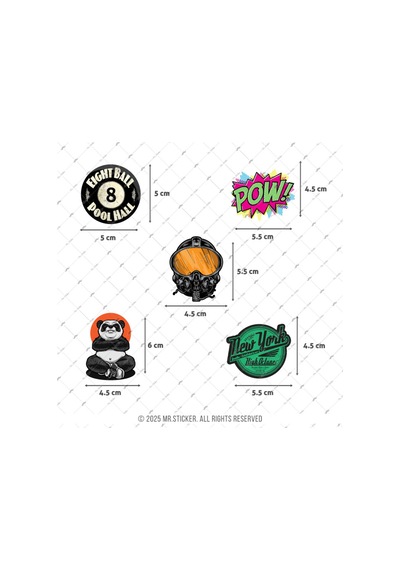 Bdls12 Küçük Boy 10lu Sticker Seti