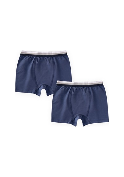 Cigit İkili Boxer 2-9 Yaş İndigo Mavi