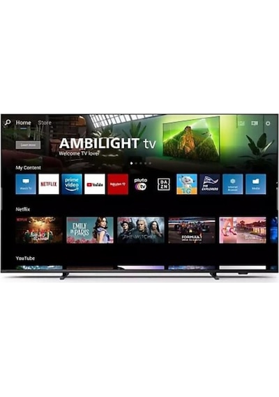 Philips The Xtra 55pml9008 4k Ultra Hd 55'' 140 Ekran Uydu Alıcılı Smart Ambilight Miniled Tv Kutusu Açık