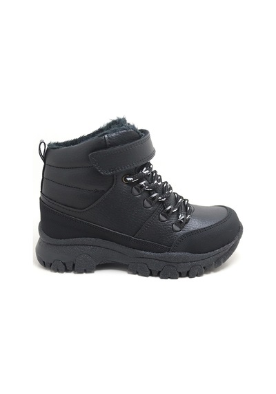 Artico Unisex Çocuk Siyah Kalın Tabanlı Kışlık Trekking Botu