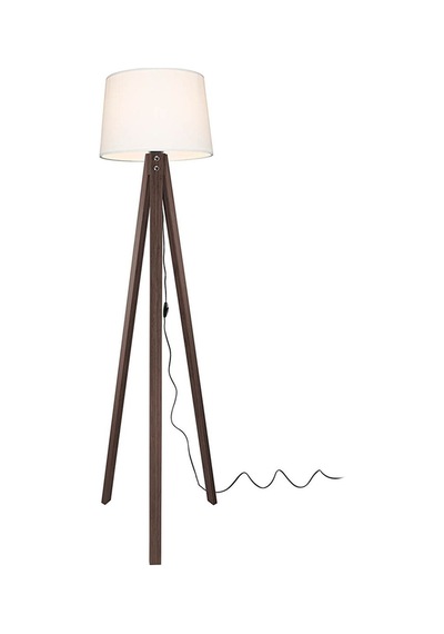 Tripod Lambader Konik Kumaş Başlık Krem Kahve Ly684