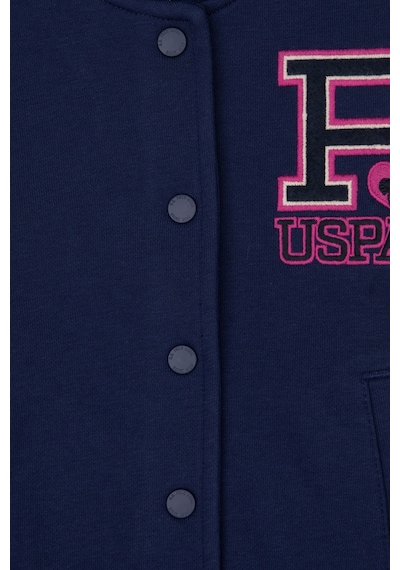 U.S. Polo Assn. Kız Çocuk Lacivert Bomber Kolej Ceket 50298491-VR033