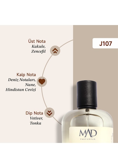 Mad J107 Selective Erkek Parfüm EDP 100 ML