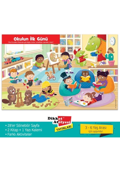 Wowo Bul. Çiz ve Eğlen 2'Li Seri - Dikkat Atölyesi Yayınları