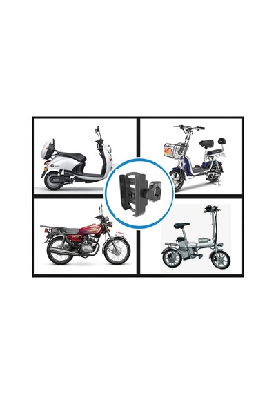 Metal Gidon Bağlantılı Motorsiklet Bisiklet Scooter Telefon Tutucu Navigasyon Tutacağı