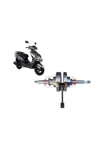 Rks Blazer Xr 50 -akalite- Krank 22t Rulman 47-47 Mm