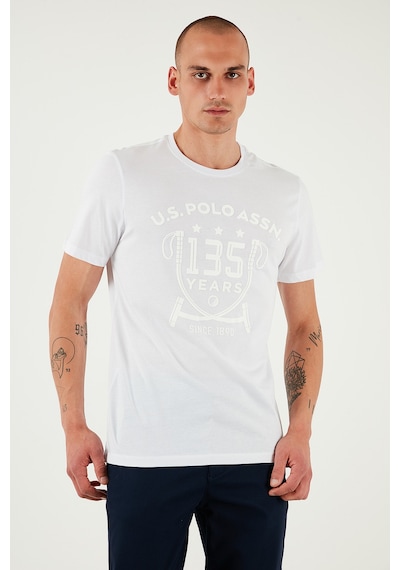 U.S. Polo Assn. U.s. Polo Assn Erkek T Shirt G081sz0112105708 Beyaz Beyaz