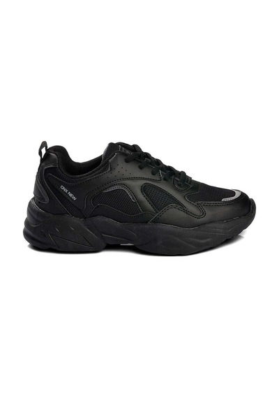 Conpax 6042-25 Deri Anorak Anatomik Kadın Sneaker Siyah