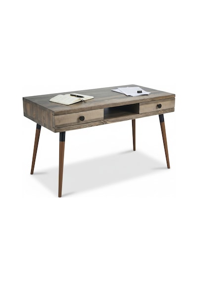 Mobenta Modest Desk Masif Çalşıma & Laptop Masası, 2 Çekmece 1 Bölme - 120 Cm, Cv Ceviz - Ahşap Mobenta Modest Desk Masif Çalşıma & Laptop Masası, 2 Çekmece 1 Bölme - 120 Cm, Cv Ceviz - Ahşap
