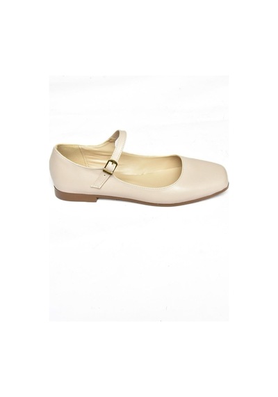 Fox Shoes S726252509 Bej Kadın Babet Bej