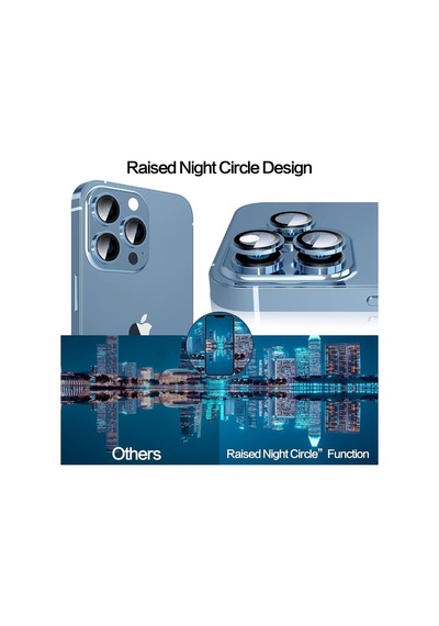 Apple Uyumlu   iPhone 13 Pro/13 Pro Max Kamera Lens Koruyucu