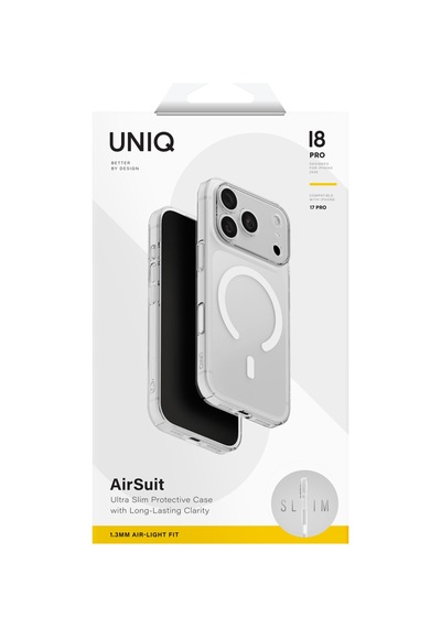 Apple iPhone Uyumlu 18 Pro Kılıf Slimfit 1.1 Mm İnce Tasarım Airsuit Darbe Koruma Zırh Kalitesinde Kapak Şeffaf