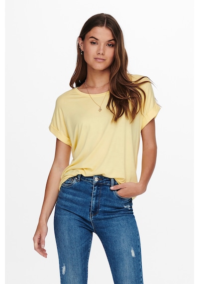 Only Bayan T Shirt 15106662 Açık Sarı Açık Sarı