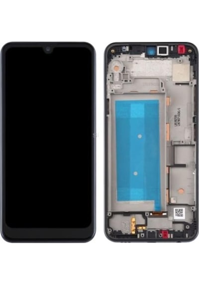 LG Uyumlu Q60 Lcd Ekran + Dokunmatik Çıtalı