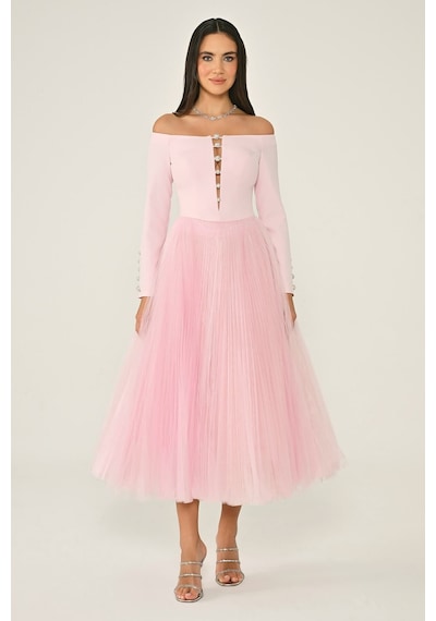 Alfa Beta Kadın Abiye 25y6844 Pembe