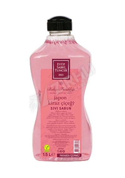 2 Adet Eyüp Sabri Tuncer Japon Kiraz Çiçeği Sıvı Sabun 1.5 Lt