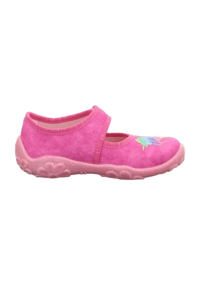 Superfit Bonny Kız Çocuk Ev Kreş Ayakkabısı Unicorn - Pembe 000281-5500
