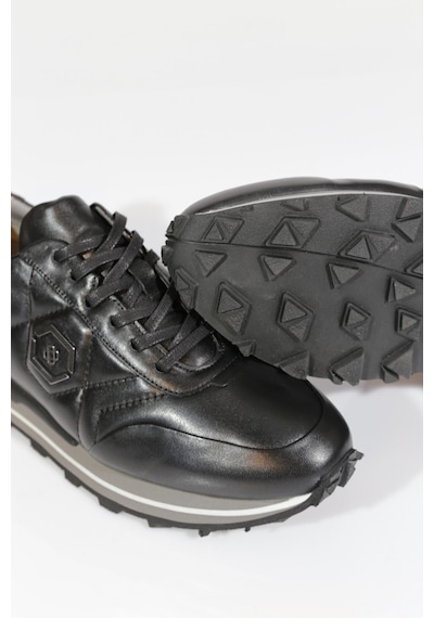 Dgn 6275 Erkek Bağcikli Sneakers Ayakkabi Siyah