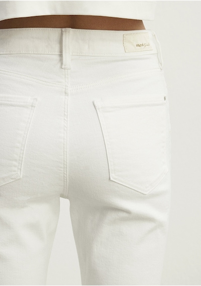 Mavi - Serenay Beyaz Gold Shape Jean Pantolon 100980-83673 Beyaz