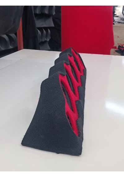 Kayseri Pandizot Üniversal Pandizot 4 16 Cm 2 Tiz Dik Cadde Polyesterli Fiber Kırmızı Çerçeveli