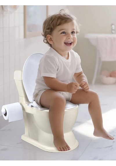 Dolu Oyuncak Xl Eğitici Klozet Relax Bej 7562