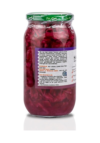 Sauerkraut Ekşi Lahana Turşusu No4 Mor Lahana 1000cc.