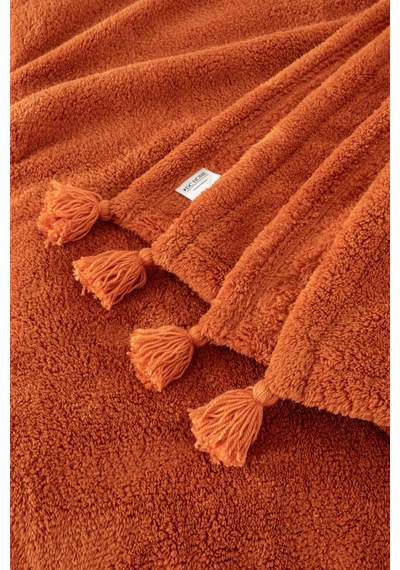 Puffy Wellsoft Battaniye - Kiremit 200x220 Ölçü / Ebat