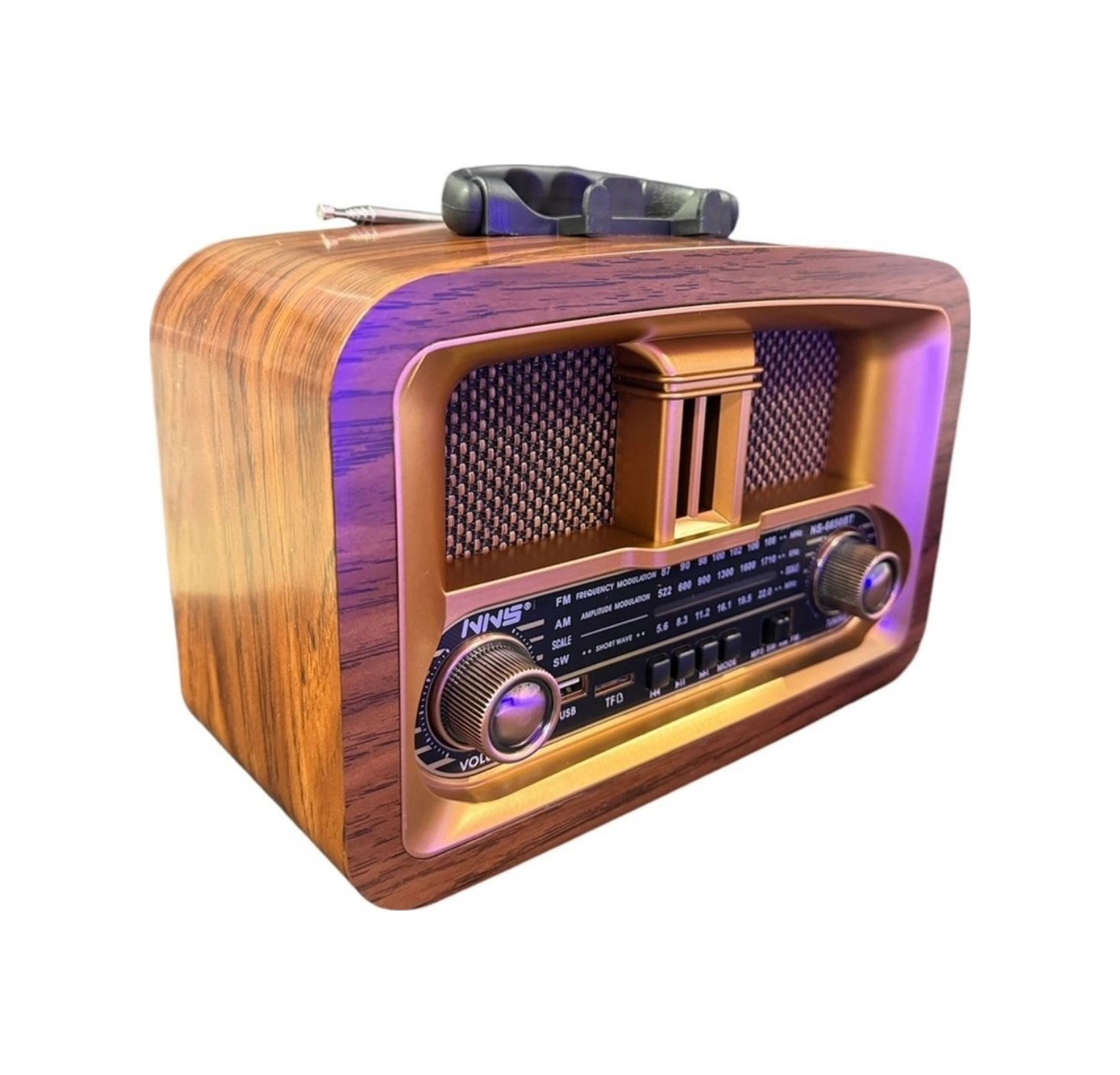Hobibahçem Taşınabilir Klasik Am/fm/sw Retro Ev Radyo Usb İle Şarj Olabilen Retro Radyo