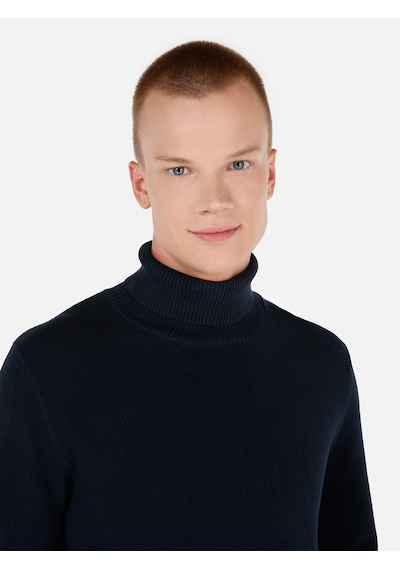 Colin's Colins Regular Fit Turtle Neck Lacivert Erkek Kazak Cl1064879 Lacivert