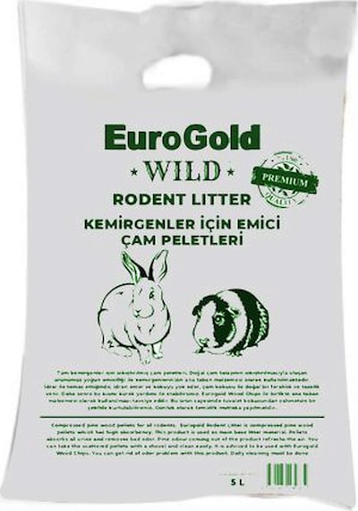 Eurogold Wıld Kemırgen İçın Emıcı Çam Peletlerı 5 Lt X 2 Adet N708