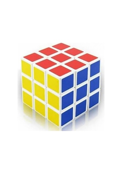 3x3 Klasik Zeka Küpü, Renkli, Yapboz Oyunu